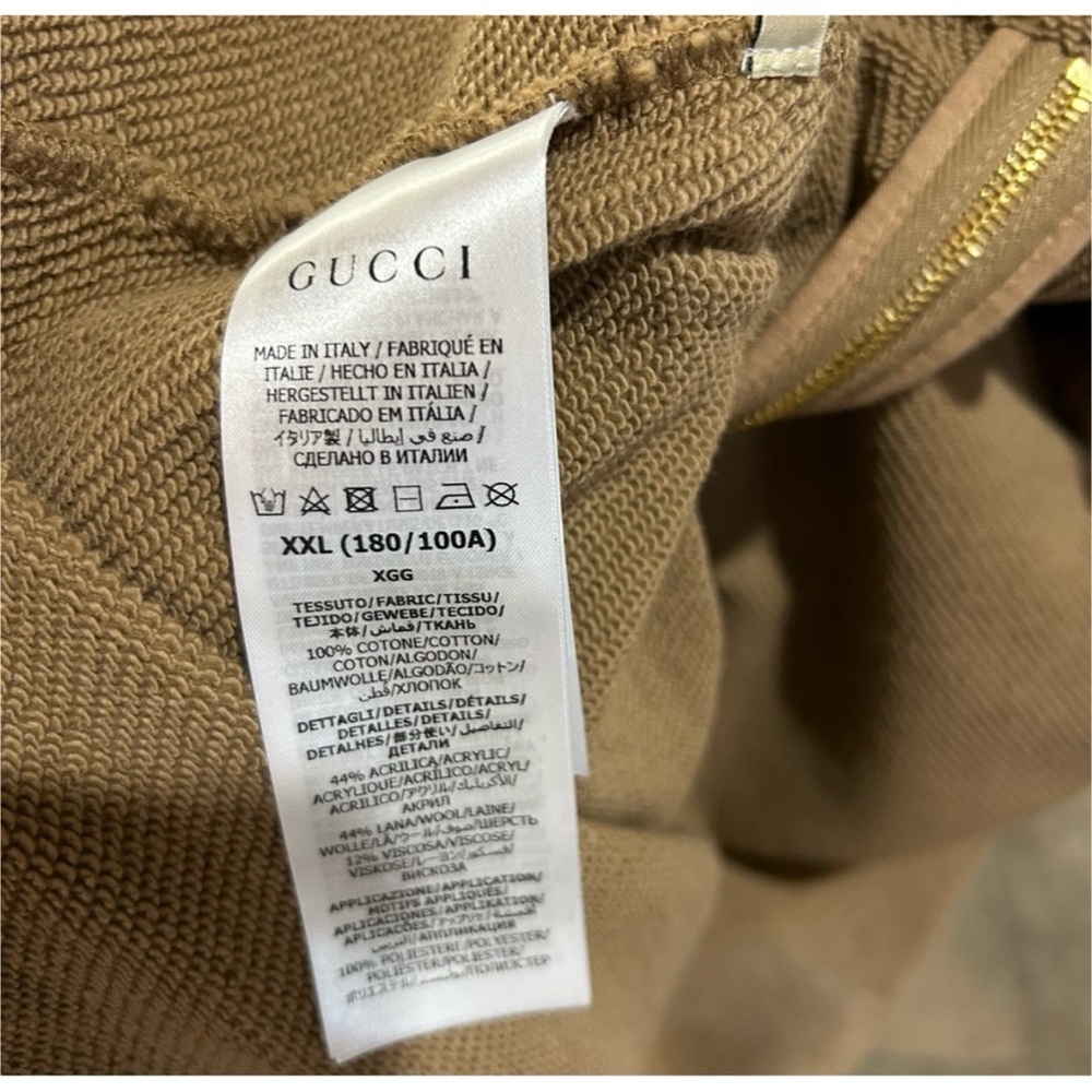 Gucci web striped half zip cotton hoodie size XXL made in Italy
NWT - Picture 4 of 5